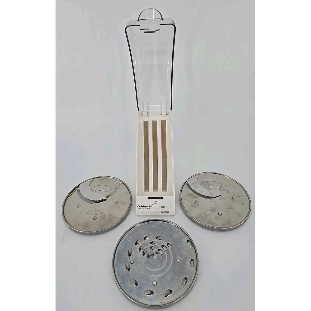 Cuisinart Food Processor Holder &‎ 3 Discs DLC-844TX, 837TX, 842TX DLC-8 DLC-10